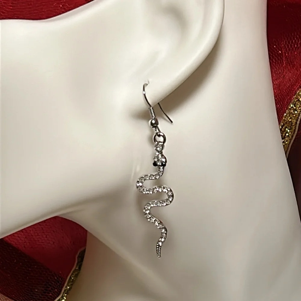 🔥🔥Snake dangle earrings - Picture 3 of 4